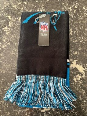 NFL Team Apparel Black, Blue & White Knit Youth Fan Scarf
